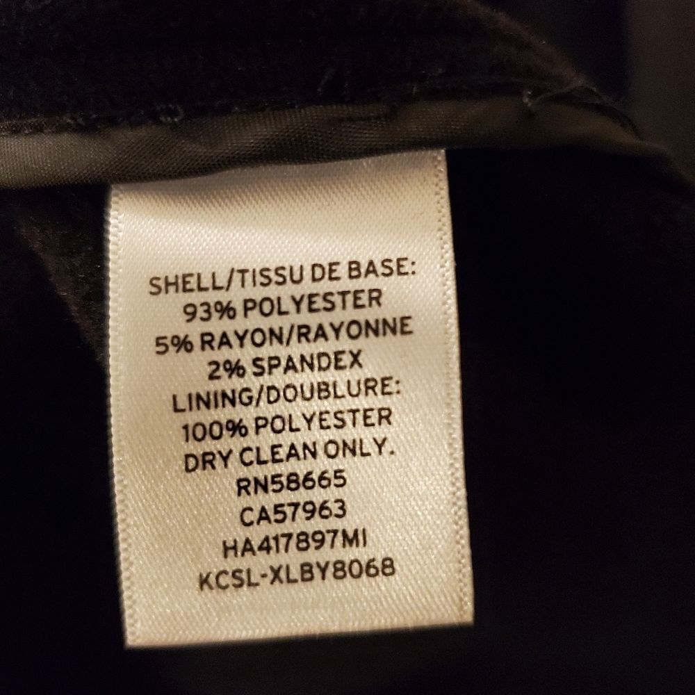 Halogen Double Face Coat sz Large in Black - Picture 10 of 10